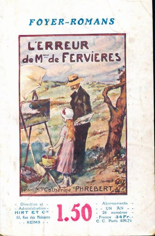 Livrenpoche : L'erreur de Mme de Fervières - Catherine Phrébert - Livre