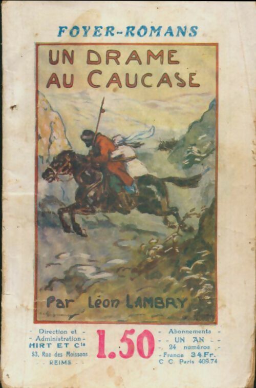 Livrenpoche : Un drame au Caucase - Léon Lambry - Livre