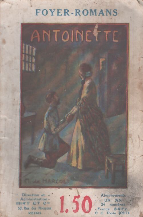 Antoinette - M. De Harcoet - Livre