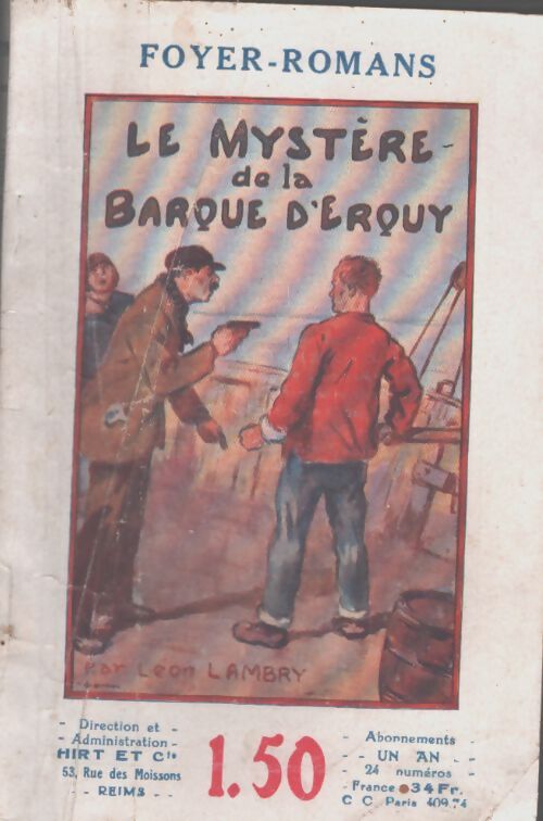 Le mystère de la barque d'Erquy - Léon Lambry - Livre