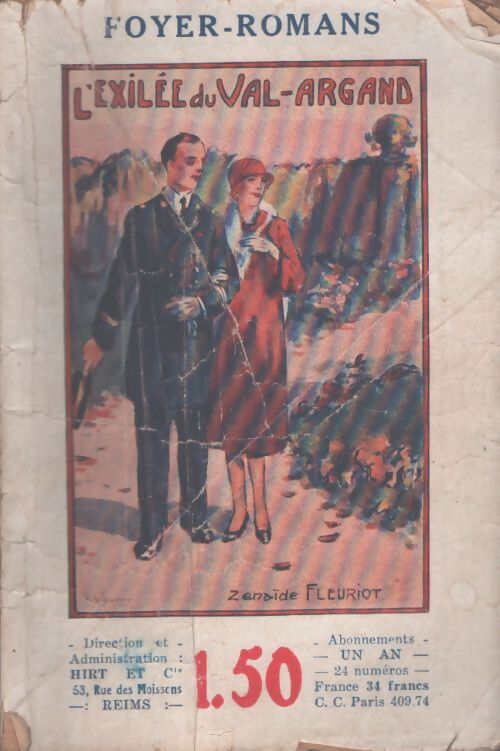 L'exilée du Val-Argand - Zénaïde Fleuriot - Livre