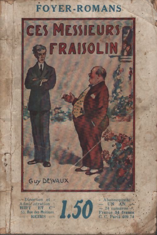 Ces messieurs Fraisolin - Guy Desvaux - Livre