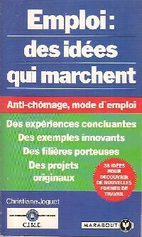 Emploi : Des idées qui marchent - Christiane Joguet -  Marabout - Livre