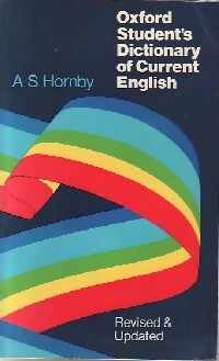 Livrenpoche : Oxford student's, dictionary of current English - A.S Hornby - Livre
