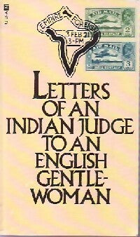Livrenpoche : Letters of an indian judge to english gentlewoman - Collectif - Livre