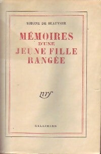 Livrenpoche : Mémoires d'une jeune fille rangée - Simone De Beauvoir - Livre