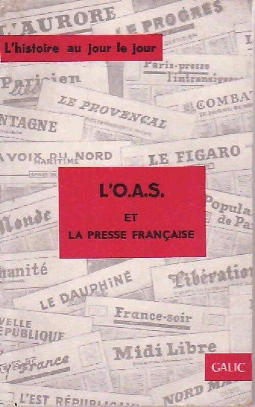 Livrenpoche : L'o.A.S et la presse française - Inconnu - Livre