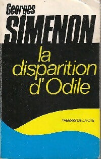 La disparition d'Odile - Georges Simenon - Livre