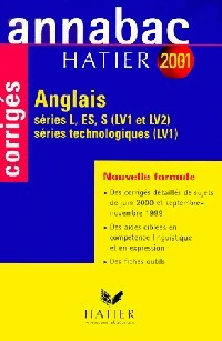 Livrenpoche : Anglais année 2001.Séries L, ES, S, (LV1 et LV2) Séries technologiques (LV1) - Didier Hourquin - Livre