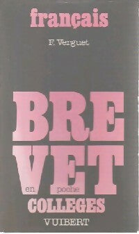 Livrenpoche : Français - F. Verguet - Livre