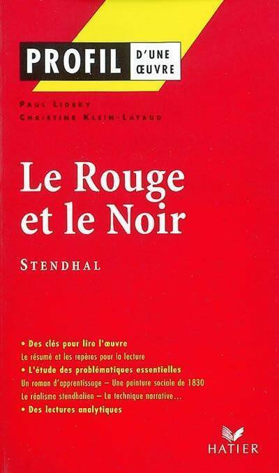 Livrenpoche : Le rouge et le noir - Stendhal - Livre