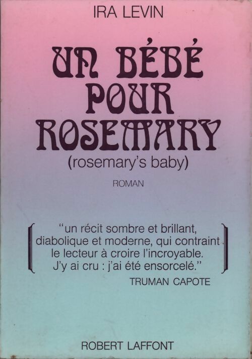 Livrenpoche : Un bébé pour Rosemary - Ira Levin - Livre