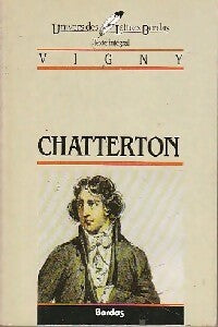 Chatterton - Alfred De Vigny - Livre