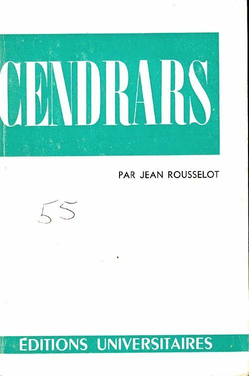 Livrenpoche : Cendrars - Jean Rousselot - Livre