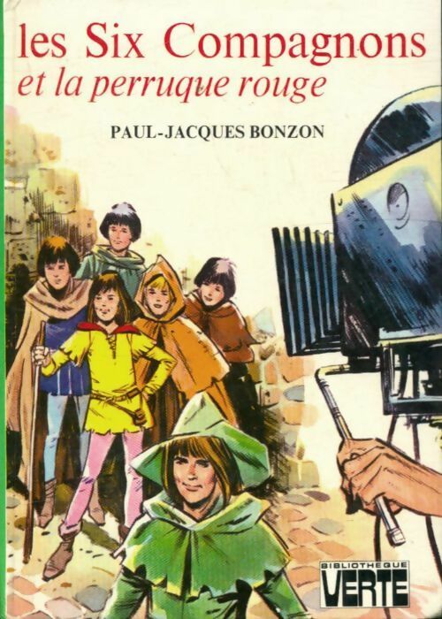 Les six compagnons et la perruque rouge - Paul-Jacques Bonzon -  Bibliothèque verte (3ème série) - Livre