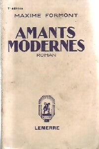 Livrenpoche : Amants modernes - Maxime Formont - Livre