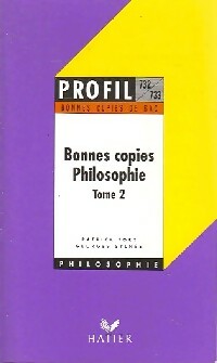 Livrenpoche : Bonnes copies, philosophie, Tome II - Inconnu - Livre