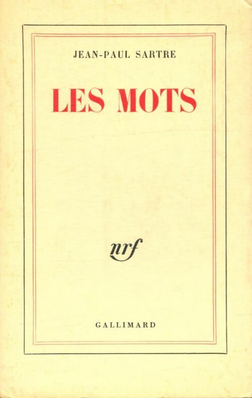 Livrenpoche : Les mots - Jean-Paul Sartre - Livre