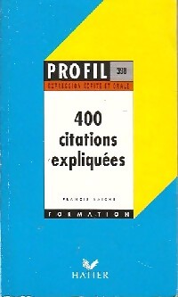 Livrenpoche : 400 citations expliquées - Francis Yaiche - Livre