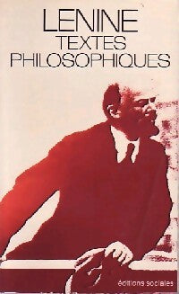 Textes philosophiques - Vladimir Illitch Lénine - Livre