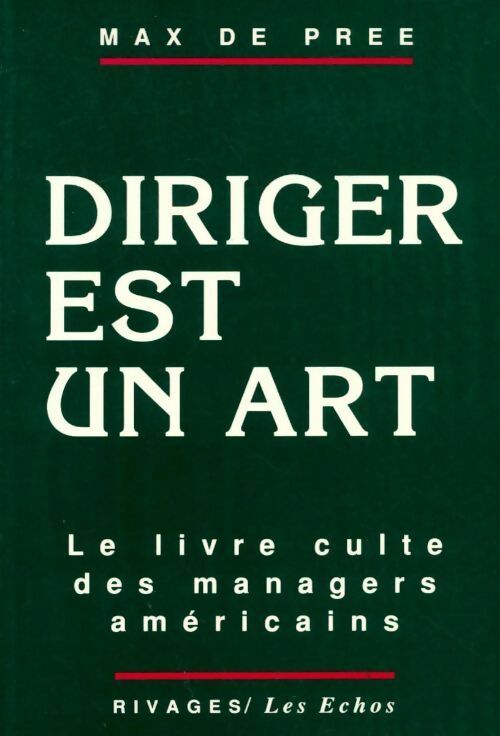 Livrenpoche : Diriger est un art - Max De Pree - Livre