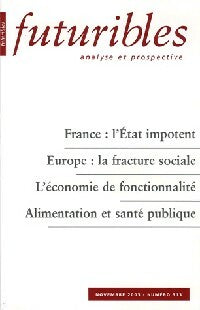 Livrenpoche : France : l'Etat impotent / Europe : la fracture sociale / L'économie de fonctionnalité - Collectif - Livre