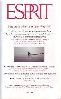 Livrenpoche : Esprit n°324 : Que nous réserve le numérique ? - Collectif - Livre