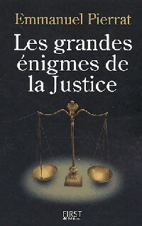 Livrenpoche : Les grandes énigmes de la justice - Emmanuel Pierrat - Livre