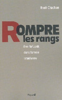 Livrenpoche : Rompre les rangs - Ronit Chacham - Livre
