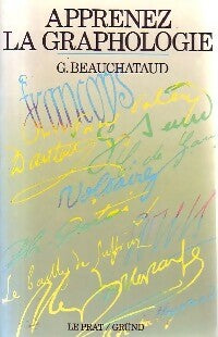 Apprenez la graphologie - G. Beauchataud - Livre