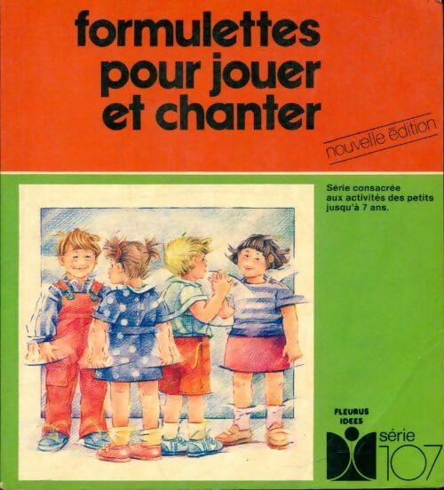 Livrenpoche : Formulettes pour jouer et chanter - J. Gudin - Livre