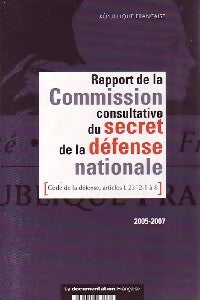 Livrenpoche : Rapport de la commission consultative du secret de la défense nationale - Inconnu - Livre
