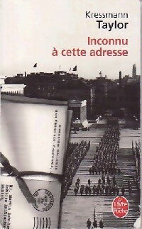 Livrenpoche : Inconnu à cette adresse - Kathrine Kressman Taylor, Kathrine Kressmann Taylor - Livre