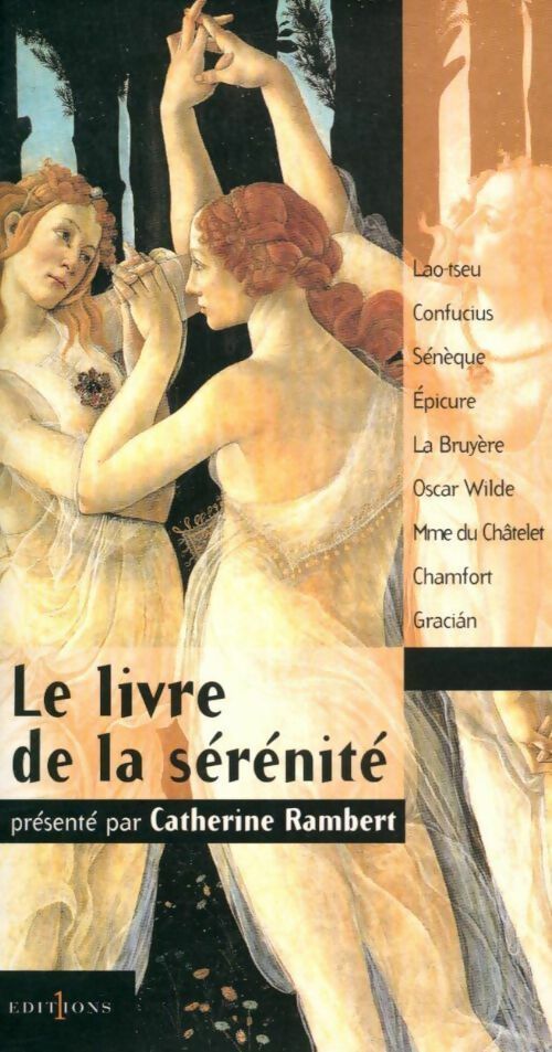 Livrenpoche : Le livre de la sérénité - Rambert Catherine - Livre