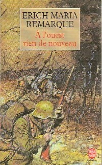 Livrenpoche : A l'ouest, rien de nouveau - Erich Maria Remarque - Livre