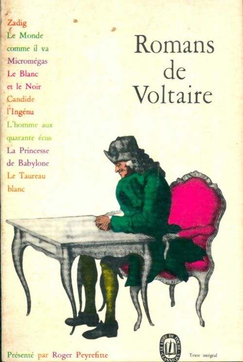Livrenpoche : Romans Tome I : Candide / La princesse de Babylone et autres contes - Voltaire - Livre