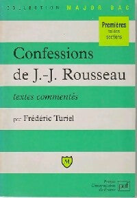 Livrenpoche : Confessions de J-J Rousseau - Frédéric Turiel - Livre