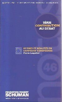 Livrenpoche : Myhtes et réalités en campagne européenne - Collectif - Livre