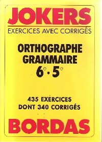 Livrenpoche : Orthographe, grammaire 6e, 5e - A. Amartin, François Descoubes - Livre