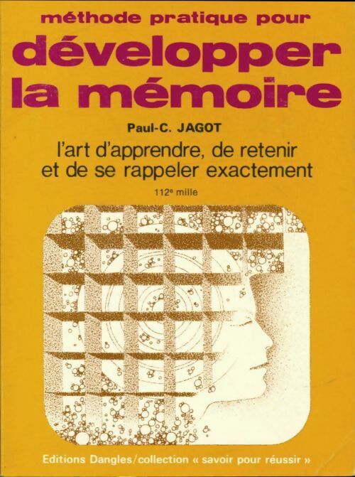 Livrenpoche : Méthode pratique pour développer la mémoire - Paul-Clément Jagot - Livre