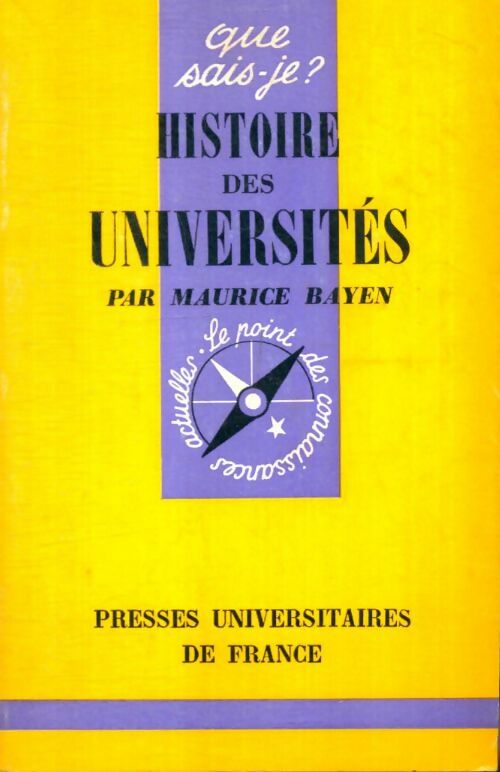 Livrenpoche : Histoire des universités - Maurice Bayen - Livre