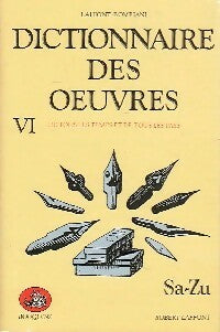 Livrenpoche : Dictionnaire des oeuvres Tome VI : Sa-Zu - V. Bompiani - Livre