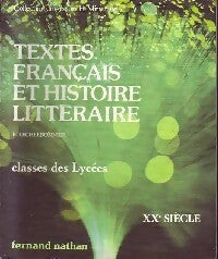 Livrenpoche : Textes français et histoire littéraire - Bernard Lecherbonnier - Livre