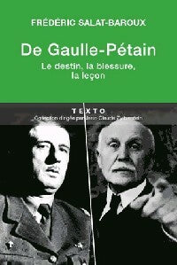 Livrenpoche : De Gaulle-Pétain - Frédéric Salat-Baroux - Livre