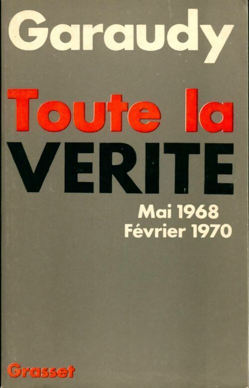 Livrenpoche : Toute la vérité - Roger Garaudy - Livre