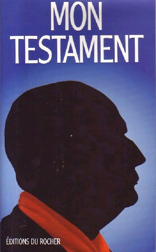Livrenpoche : Mon testament - Inconnu - Livre