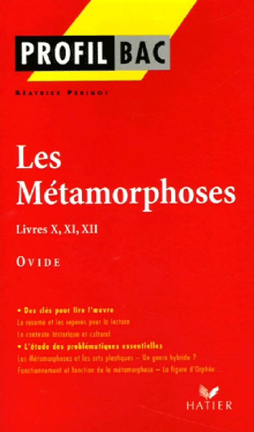 Livrenpoche : Les métamorphoses : Livres X, XI et XII - Ovide - Livre