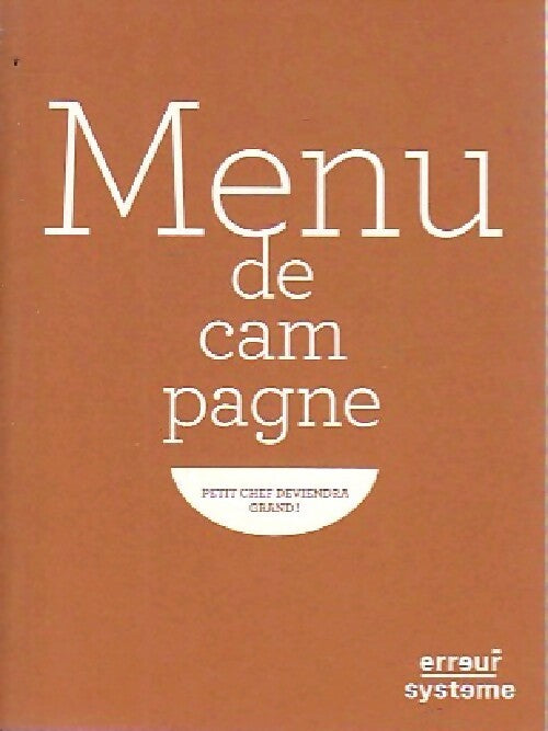 Livrenpoche : Menu de campagne - Mathieu Goguel - Livre