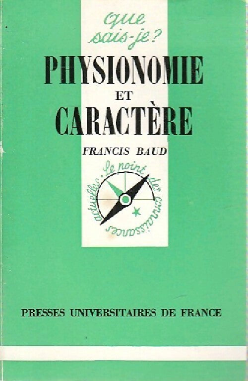 Livrenpoche : Physionomie et caractère - Francis Baud - Livre
