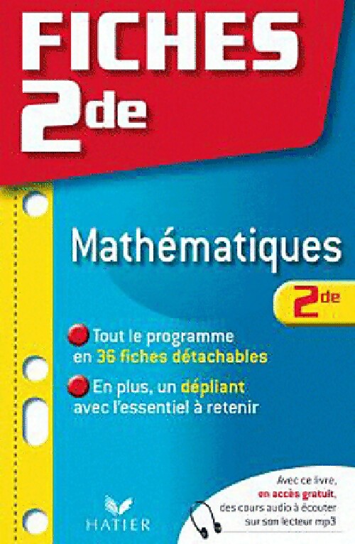 Livrenpoche : Mathématiques 2de - Raja Siblini - Livre